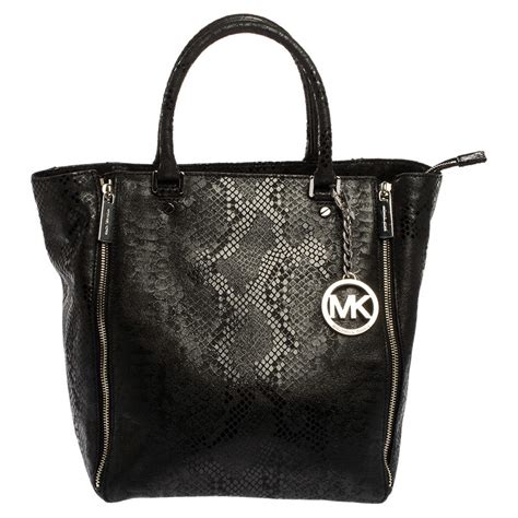 michael kors large nubuck leather tote|Michael Kors black nylon tote.